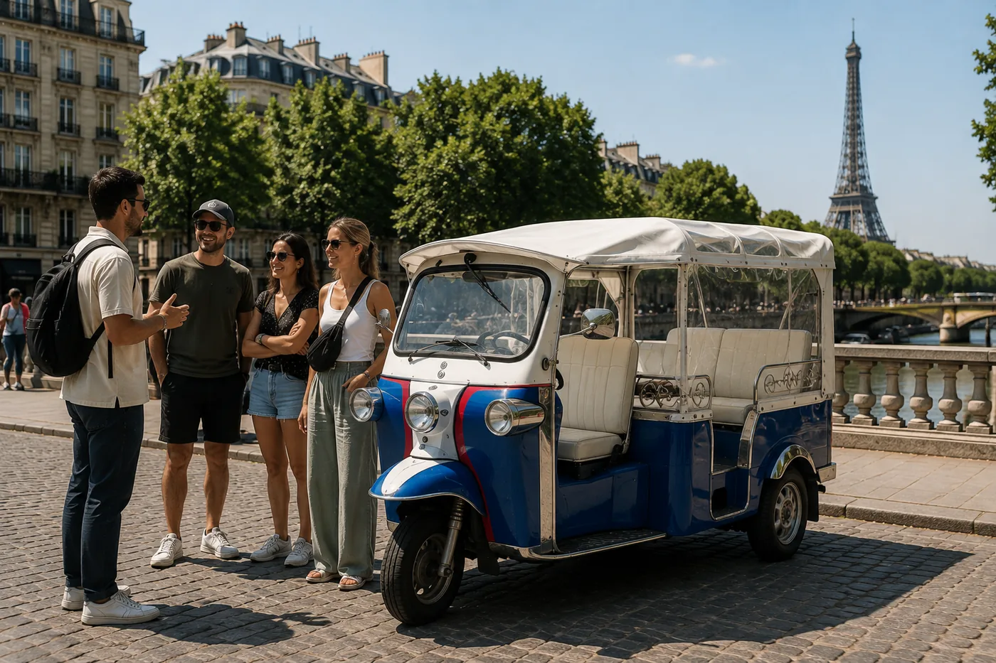 Private tuk-tuk tour in Paris